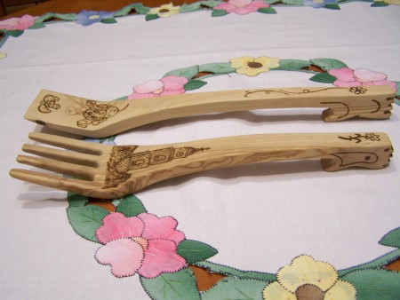 utensili pirografati